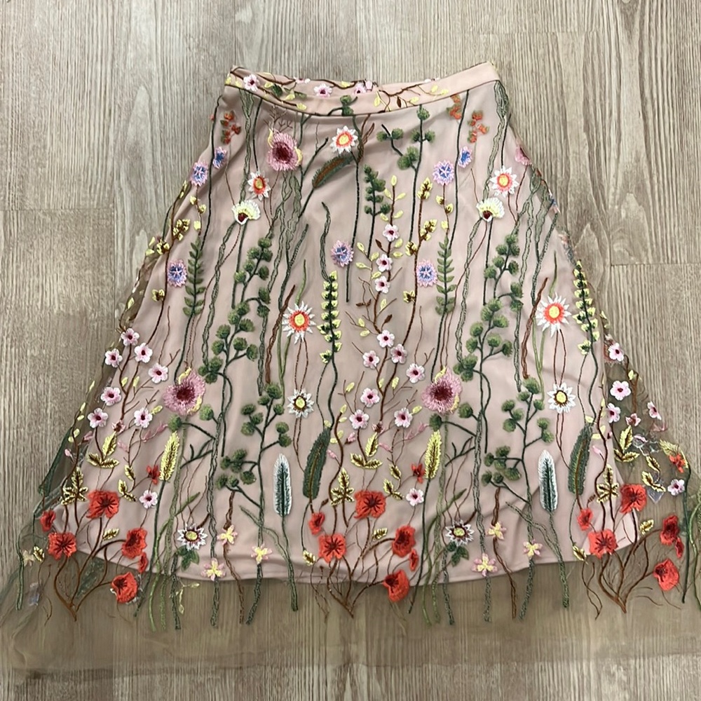 Embroidered Skirt